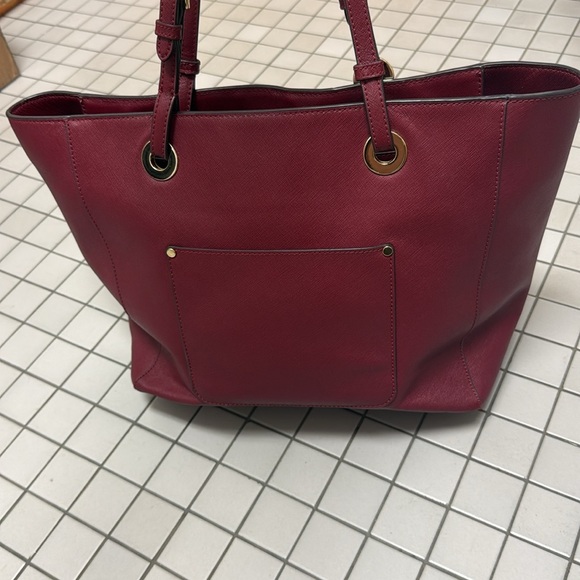 MICHAEL KORS cranberry large tote - Picture 2 of 6